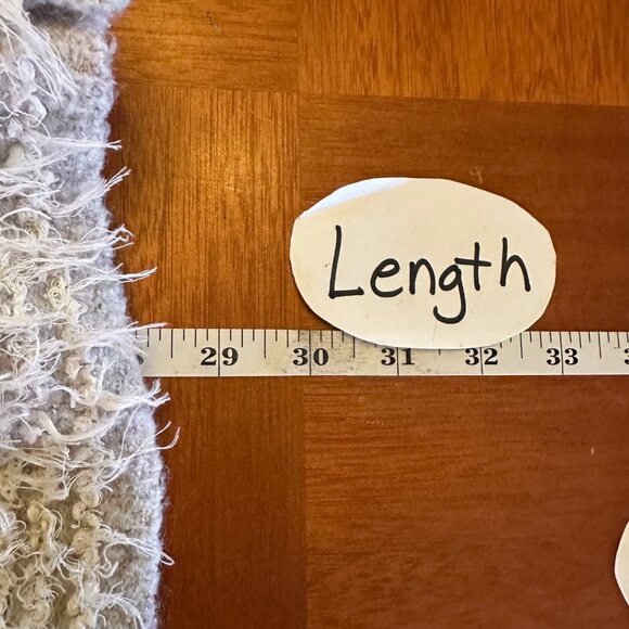 Free People Textured Knit Button-Up Cardigan Sweater S Gray - Picture 4 of 6